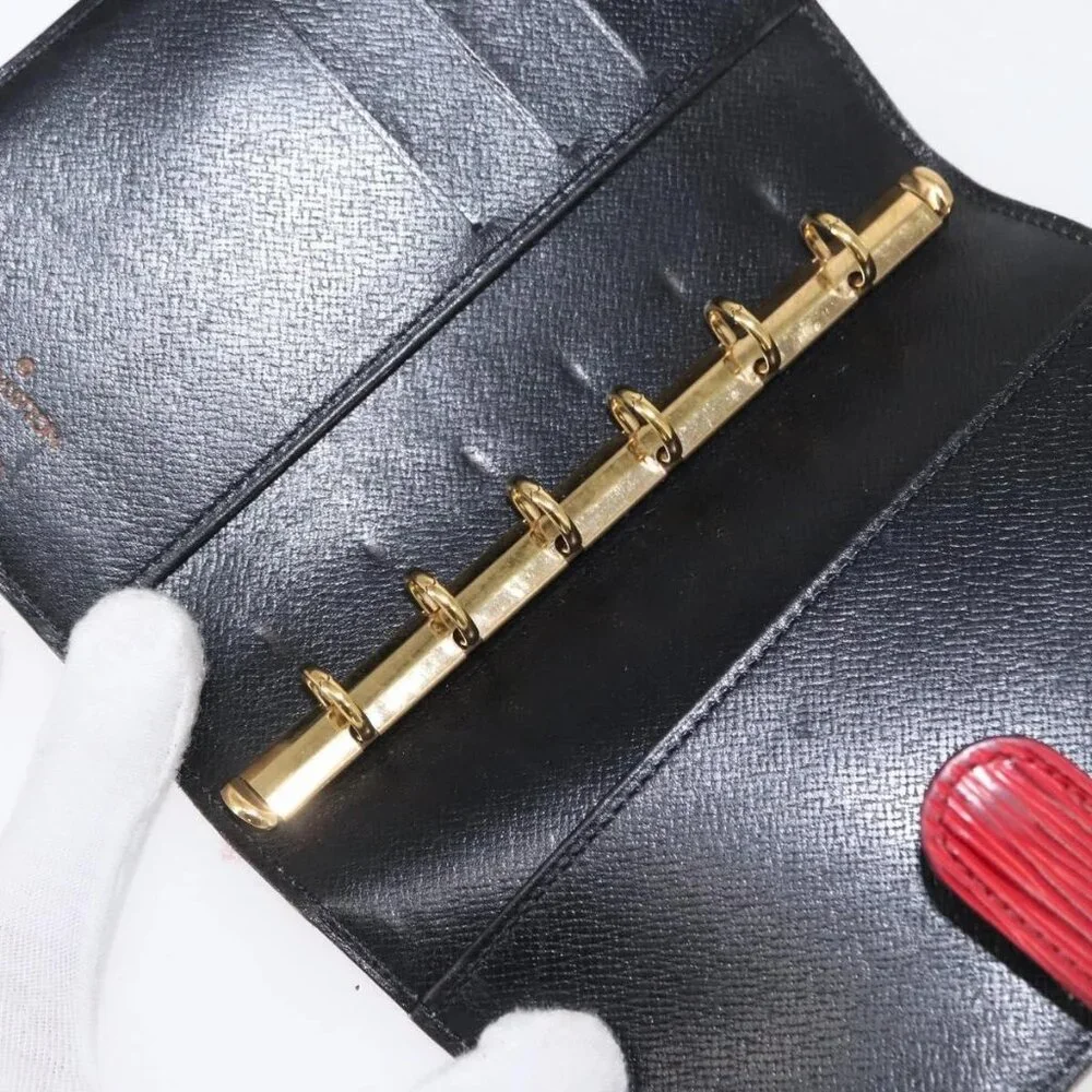 LOUIS VUITTON Epi Agenda PM Day Planner Cover Red